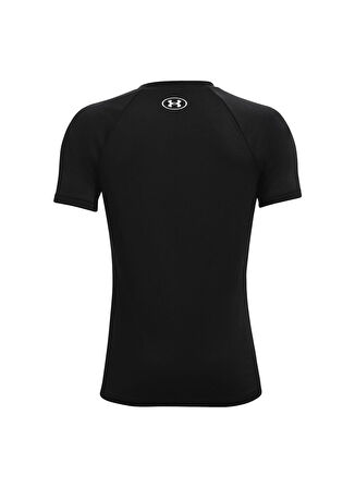 Under Armour Siyah Erkek Çocuk O Yaka Kısa Kollu Bol Kesim T-Shirt UA Tech Big Logo SS