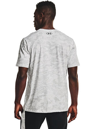 Under Armour Bisiklet Yaka Beyaz Erkek T-Shirt 1357727-UA ABC CAMO SS