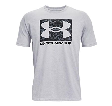 A1361673-011-011 Under Armour Ua Abc Camo Boxed Logo Ss Erkek T-Shirt Krem