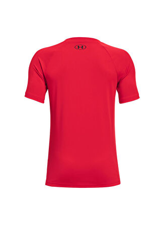 Under Armour Kırmızı Erkek Çocuk O Yaka Kısa Kollu Bol Kesim T-Shirt UA Tech Big Logo SS