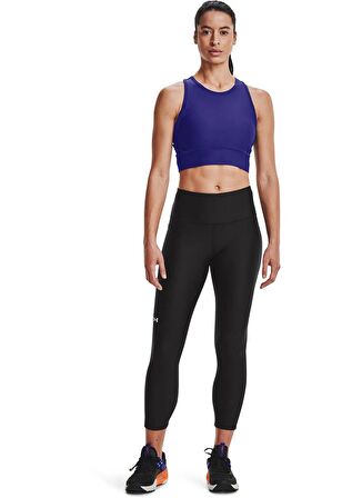 Under Armour Siyah - Beyaz Kadın Tayt 1365335-HG Armour HiRise 7/8 NS