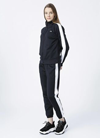 Under Armour Siyah - Beyaz Kadın Eşofman Takımı 1365147-Tricot Tracksuit