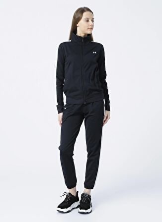 Under Armour Siyah - Beyaz Kadın Eşofman Takımı 1365147-Tricot Tracksuit