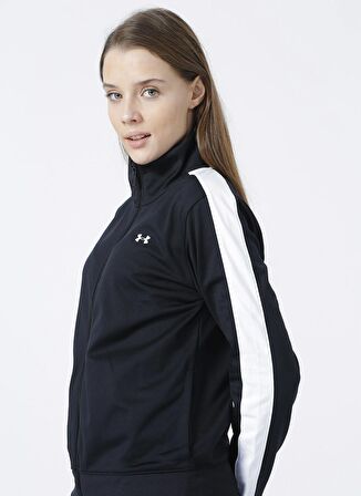 Under Armour Siyah - Beyaz Kadın Eşofman Takımı 1365147-Tricot Tracksuit
