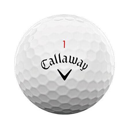 Callaway Bl Cg Chrome Soft X LS - Üçlü Golf Topu Beyaz Renk