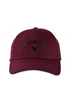 Callaway Unisex Metal Logolu Bordo Şapka