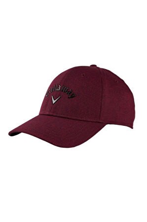 Callaway Unisex Metal Logolu Bordo Şapka