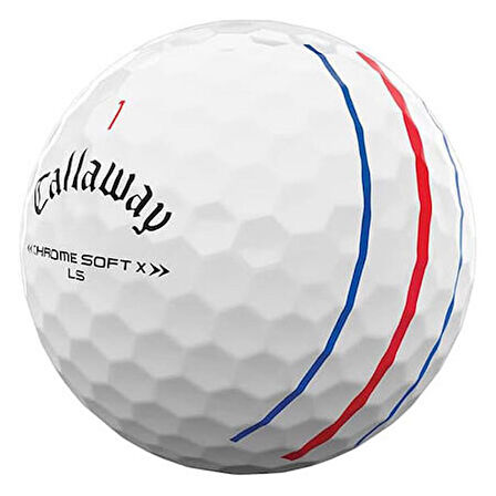 Callaway BL CG CHRM SFT X LS 22 TRPL TRK 12B PK - Üçlü Golf Topu Beyaz Renk