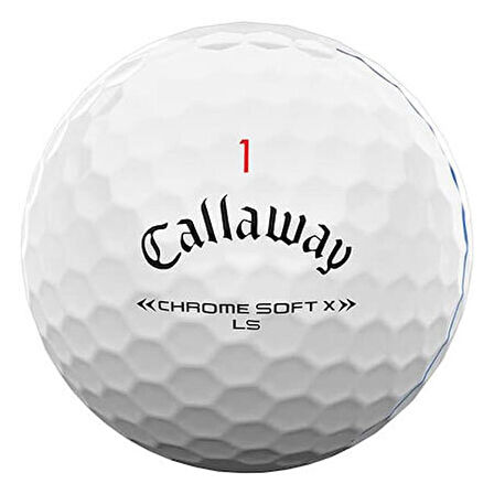 Callaway BL CG CHRM SFT X LS 22 TRPL TRK 12B PK - Üçlü Golf Topu Beyaz Renk