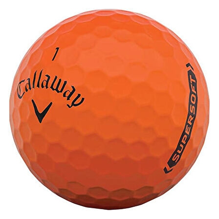 Callaway Bl Cg Supersoft Orange  - Üçlü Golf Topu Turuncu Renk