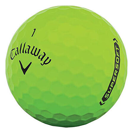 Callaway Bl Cg Supersoft Green - Üçlü Golf Topu Beyaz Renk