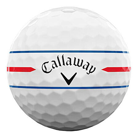 Callaway BL Chrome Soft 22 360 TRPLTRK - Üçlü Golf Topu Beyaz Renk