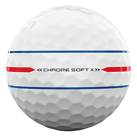 Callaway BL Chrome Soft 22 360 TRPLTRK - Üçlü Golf Topu Beyaz Renk