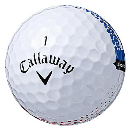 Callaway ERC SOFT 23 360 Fade - Üçlü Golf Topu Beyaz Renk