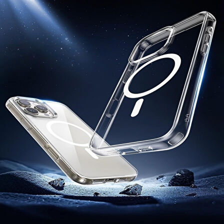 Gpack iPhone 16 Pro Max uyumlu Kılıf M-Safe Kablosuz Şarj Özellikli MPL Sert Mika