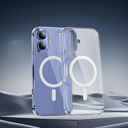 Gpack iPhone 16 Plus uyumlu Kılıf M-Safe Kablosuz Şarj Özellikli MPL Sert Mika