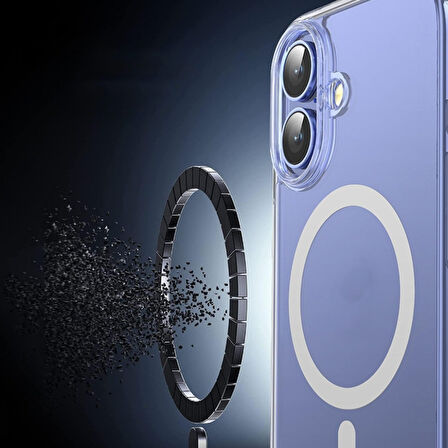Gpack iPhone 16 Plus uyumlu Kılıf M-Safe Kablosuz Şarj Özellikli MPL Sert Mika