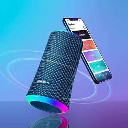 Anker SoundCore Flare II 20W Taşınabilir Bluetooth Hoparlör Mavi A3165