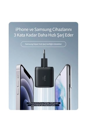 Anker Nano II 65W ŞArj Cihazı - A2663 - Siyah - OUTLET