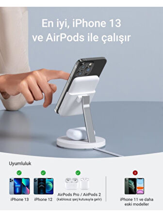 Anker 633 MagGo B25A7 MagSafe Kablosuz Şarj Aleti - Teşhir