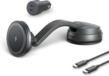 Anker 613 MagGo MagSafe Araç Şarj Aleti Teşhir