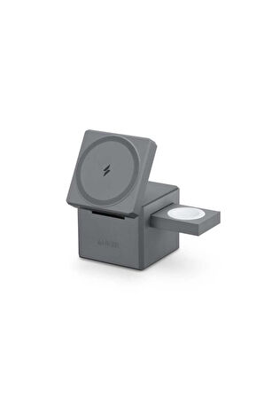 Anker Cube Y1811 3in1 MagSafe Kablosuz Hızlı Şarj Aleti Outlet