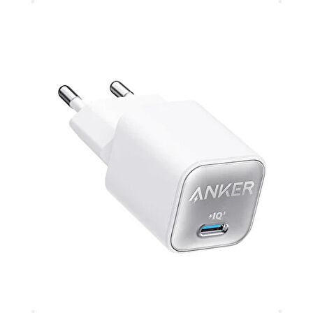 Anker 511 Nano Pro 30W USB-C Şarj Cihazı - Beyaz - A2147 (Anker Türkiye Garantili)