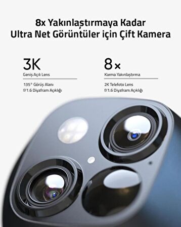 anker Eufy s340 güvenlik Kamerası - T8170