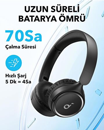 Anker Soundcore H30i Kafaüstü Kulaklık-A3012-siyah