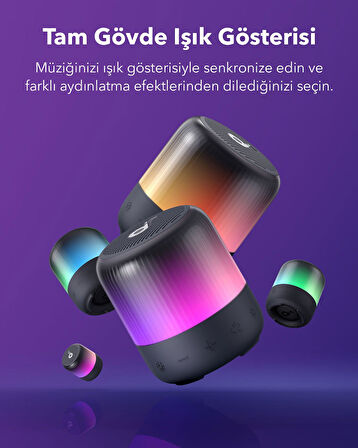 Anker Soundcore Glow Mini Hoparlör Mavi - A3136