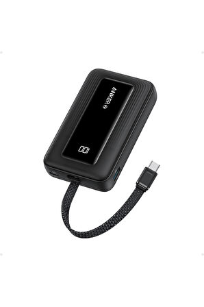 Anker Zolo 10000 mAh PowerBank Dijital Ekranlı-Taşınabilir Şarj Cihazı Siyah