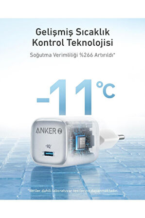 Anker Zolo 20W 1C Şarj Cihazı Beyaz