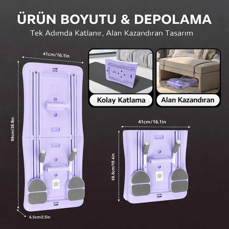 Profesyonel Çok Fonksiyonlu Katlanır Plank ve Şınav Tahtası - Tüm Vücut Antrenman Seti