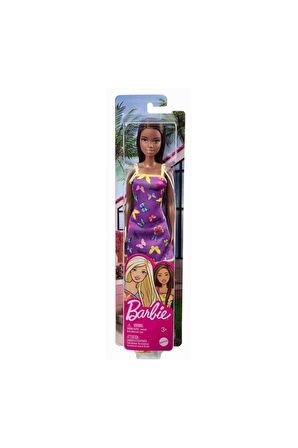 Barbie Şık Barbie Mor Elbiseli T7439 HBV07 Lisanslı Ürün