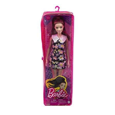 Barbie Fashionistas Çiçekli Elbiseli İşitme Cihazlı HBV19  