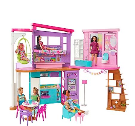 Barbie HCD50 Tatil Evi İki Katlı Barbie Evi
