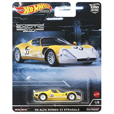 Hot Wheels Premium 69 Alfa Romeo 33 Stradale FPY86 HCJ91