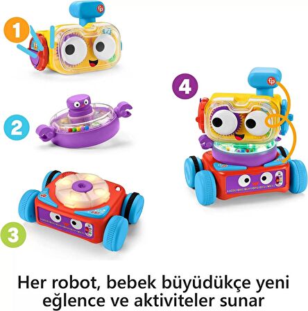 Fisher Price 4'ü 1 Arada Eğlenceli Robot (Türkçe-İ