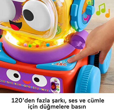 Fisher Price 4'ü 1 Arada Eğlenceli Robot (Türkçe-İ