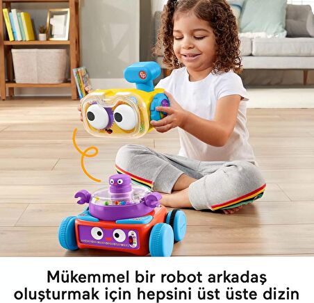 Fisher Price 4'ü 1 Arada Eğlenceli Robot (Türkçe-İ