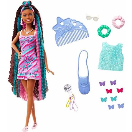 Barbie Upuzun Saçlı Bebek HDCM87 HCM91 Lisanslı Ürün
