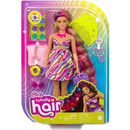 Barbie Tamamen Saç Bebek Kıvrımlı Fantezi Saç HCM89 Lisanslı Ürün