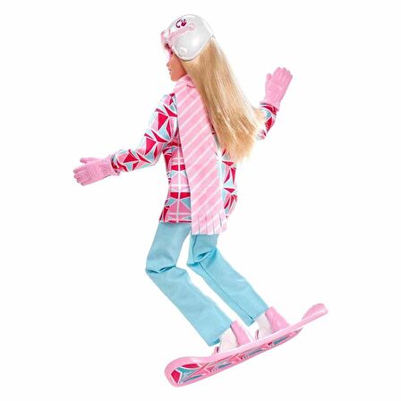 Barbie Snowboard Sporcusu Bebek