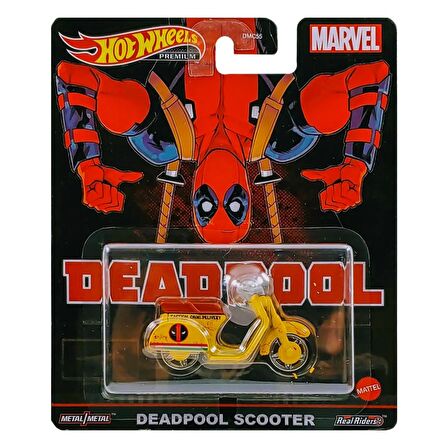 Hot Wheels Premium Deadpool Scooter DMC55 HCP20