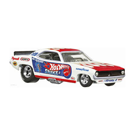 Hot Wheels 1/64 Ölçek Premium Araçlar Team Transport HCR40 '72 Plymouth Cuda FC / Retro Rig