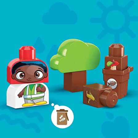 HDL06 Mega Bloks, Doğa Dostu Arkadaşlar Seti, 19 parça,+1 yaş