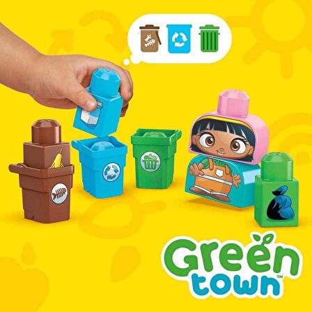 HDL06 Mega Bloks, Doğa Dostu Arkadaşlar Seti, 19 parça,+1 yaş