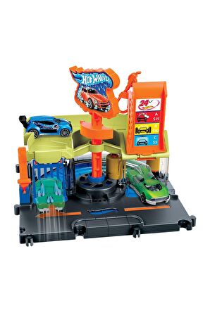 HotWheels Şehir Hayatı Araba Yıkama HDR24 HDR27 Lisanslı Ürün