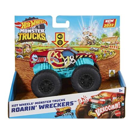 Hot Wheels Monster Trucks Kükreyen Arabalar Serisi HDX60 - 68-Yeşil
