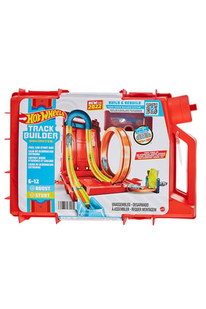 Hot Wheels Track Builder Benzin Bidonu Akrobasi Seti: Kendi Pistini İnşa Et, Hız ve Akrobasiye Doy!